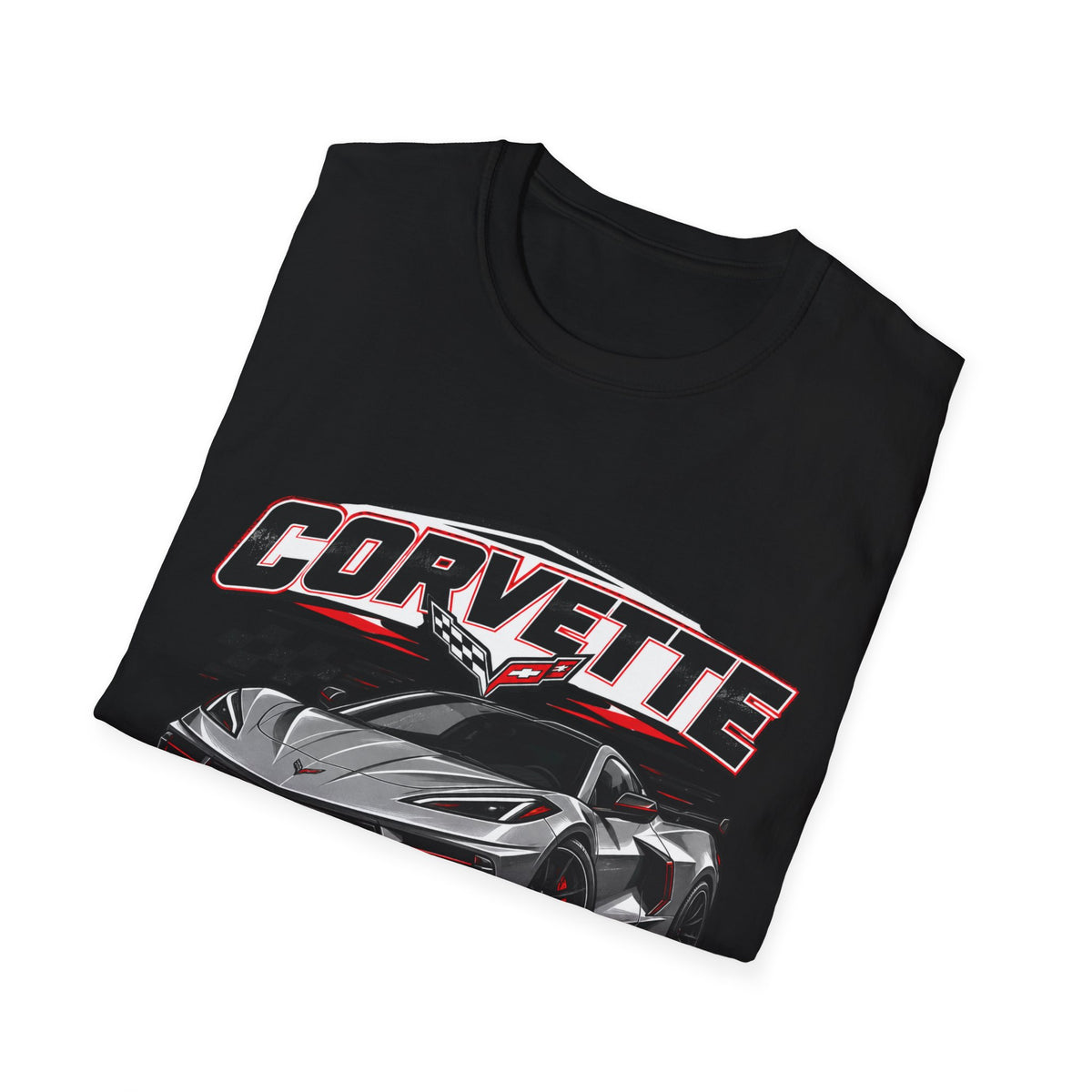 Corvette C8 Sports Car Graphic T-Shirt