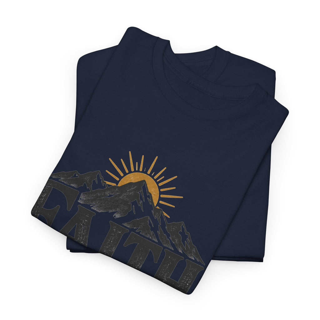 Faith Can Move Mountains Inspirational T-Shirt