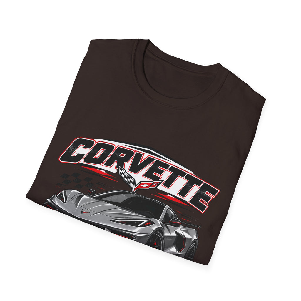 Corvette C8 Sports Car Graphic T-Shirt