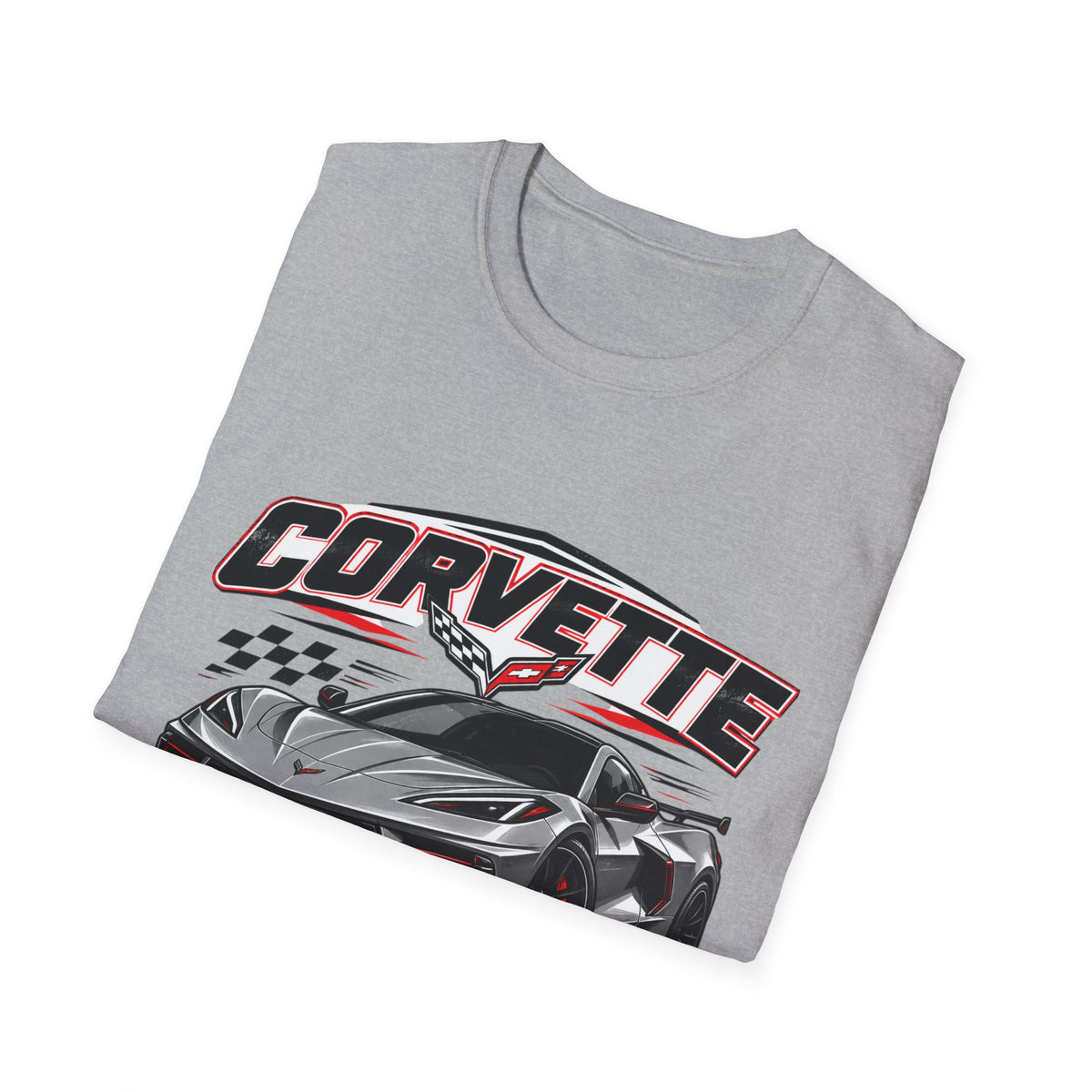 Corvette C8 Sports Car Graphic T-Shirt