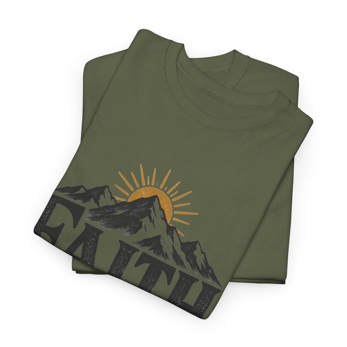 Faith Can Move Mountains Inspirational T-Shirt
