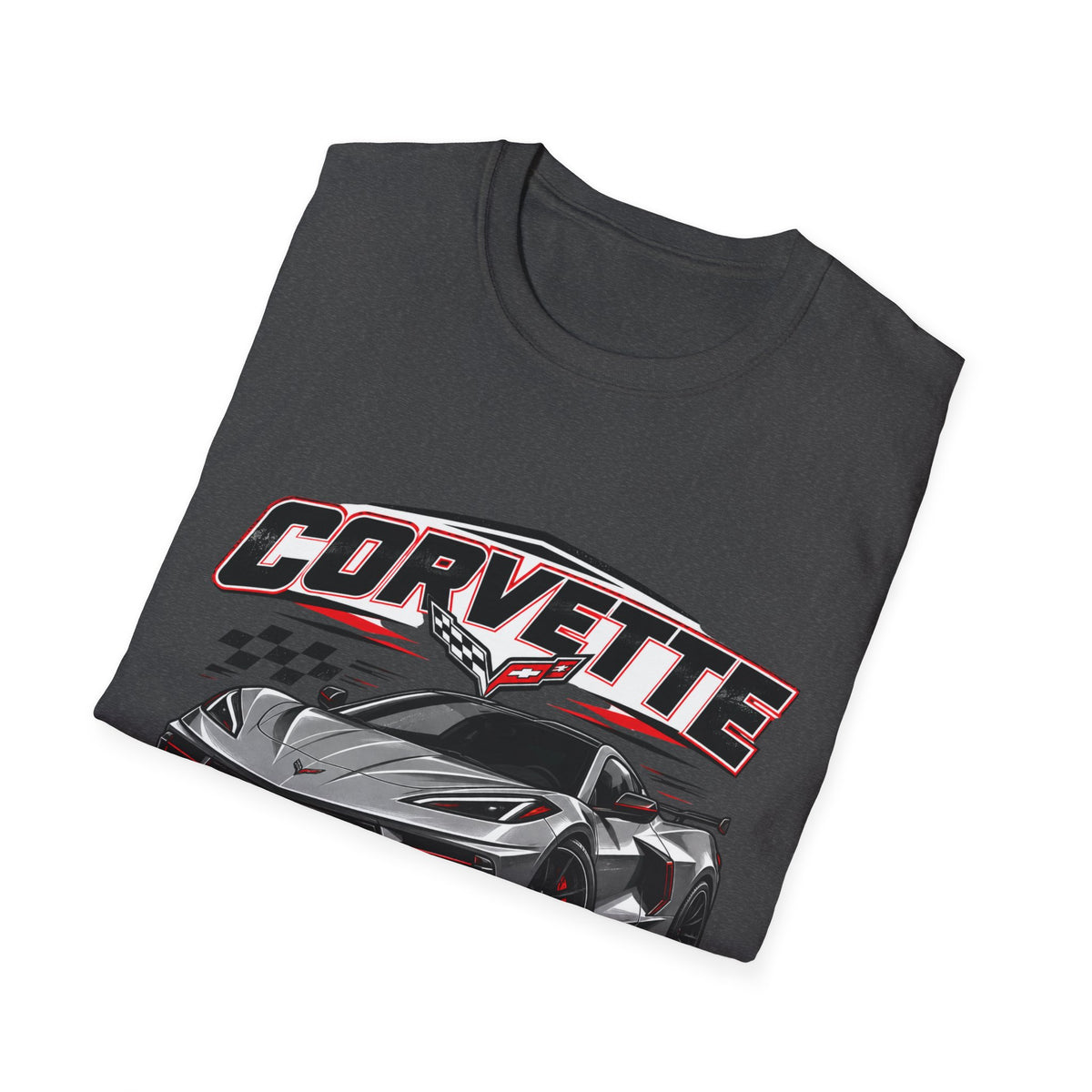 Corvette C8 Sports Car Graphic T-Shirt
