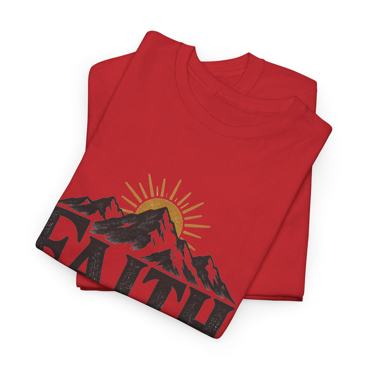 Faith Can Move Mountains Inspirational T-Shirt