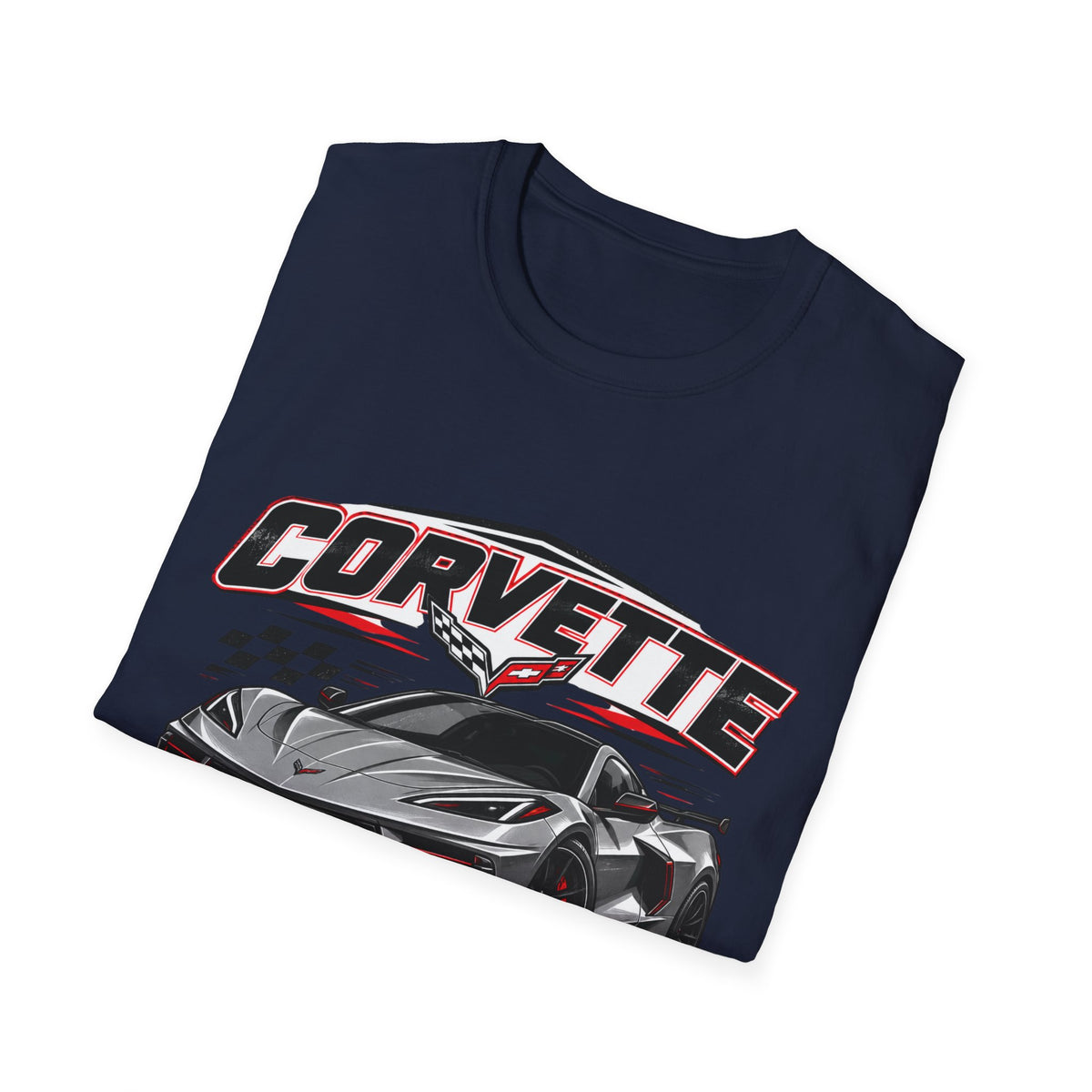 Corvette C8 Sports Car Graphic T-Shirt