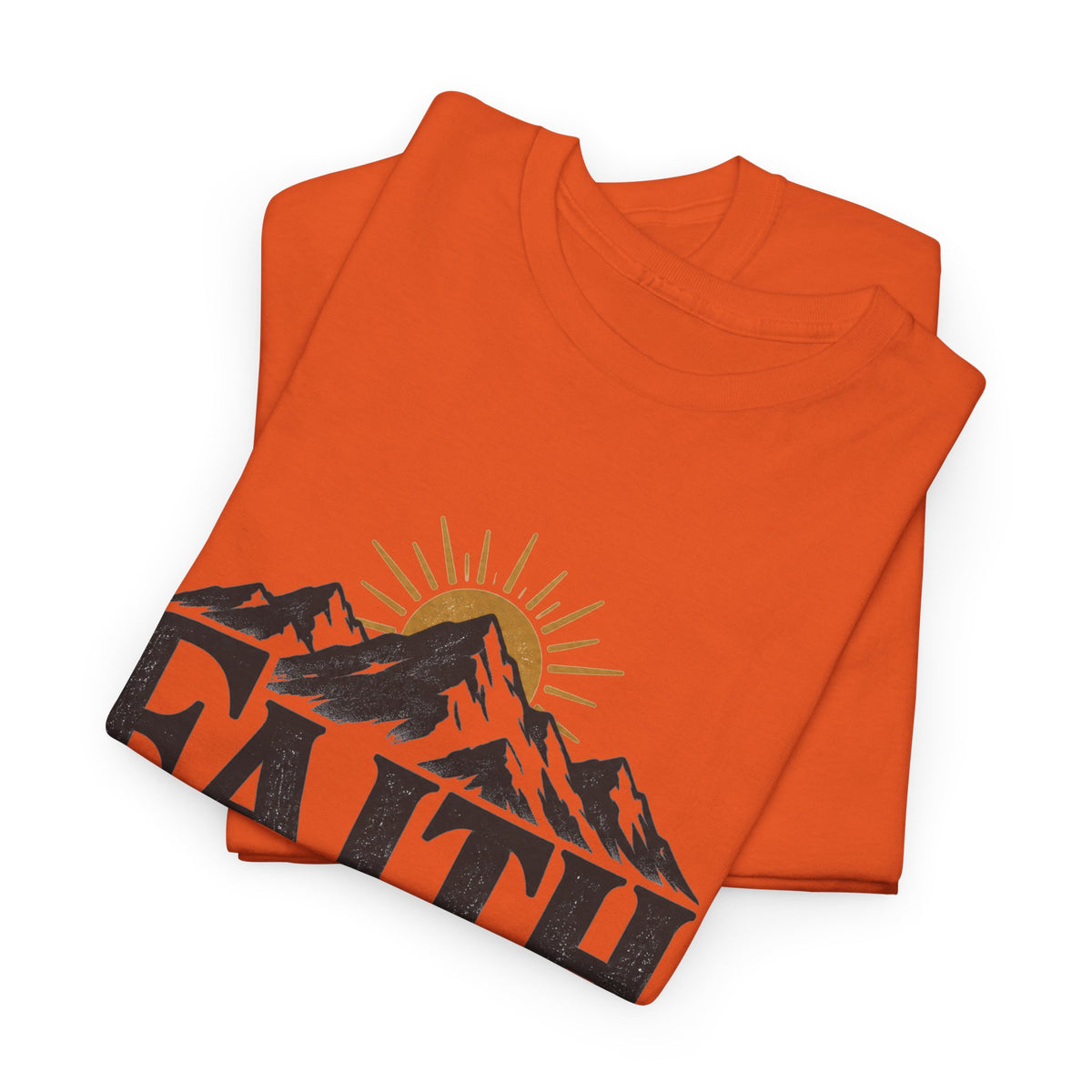 Faith Can Move Mountains Inspirational T-Shirt