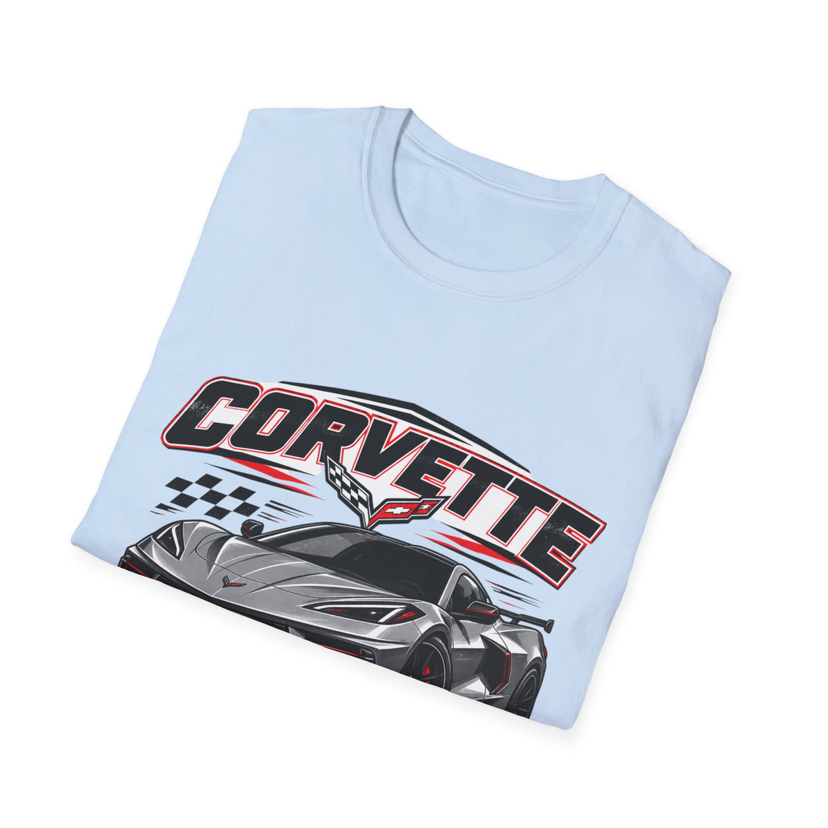 Corvette C8 Sports Car Graphic T-Shirt
