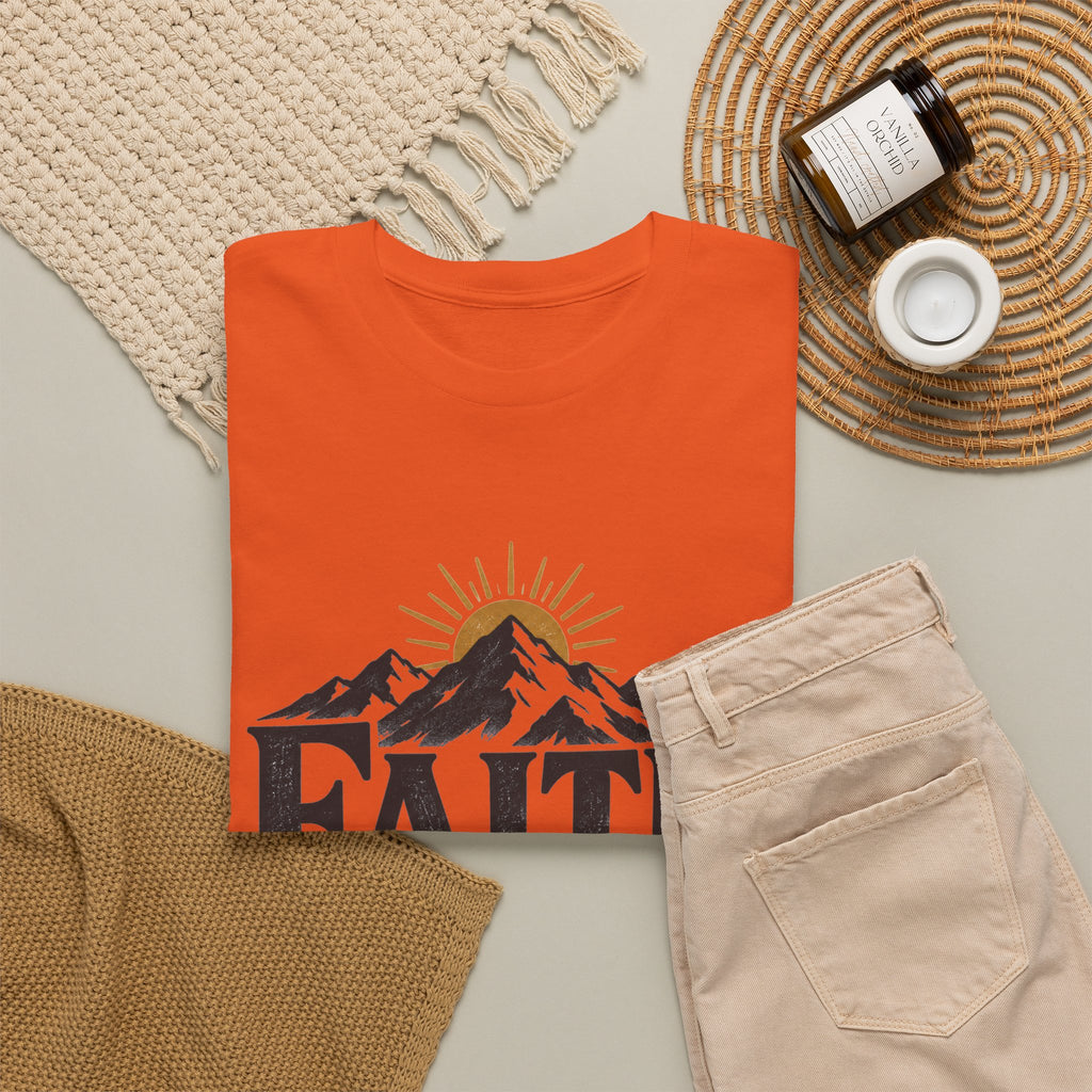 Faith Can Move Mountains Inspirational T-Shirt