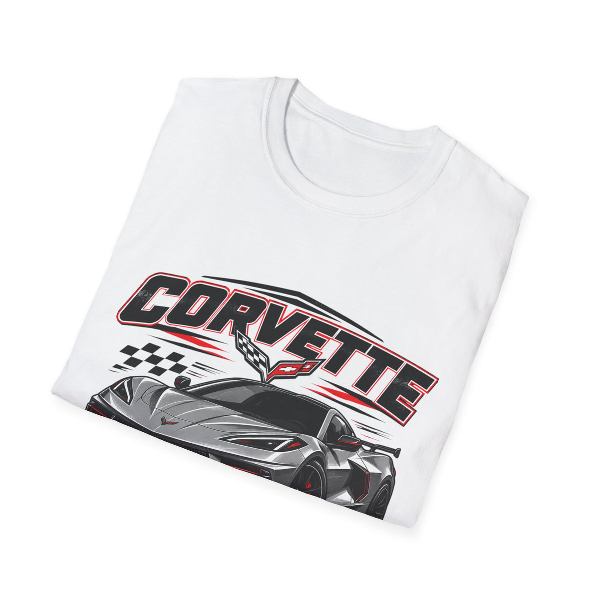 Corvette C8 Sports Car Graphic T-Shirt