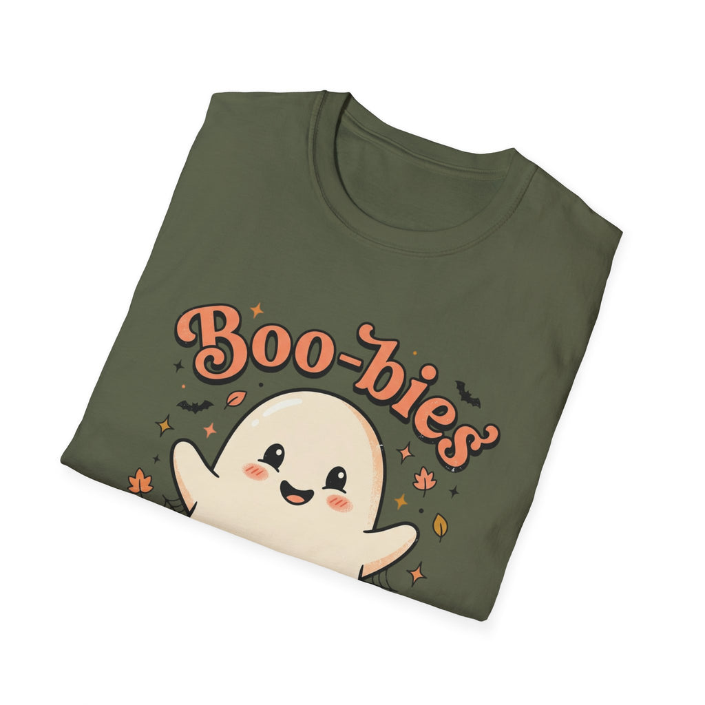 Boo-bies Cute Ghost Halloween T-Shirt