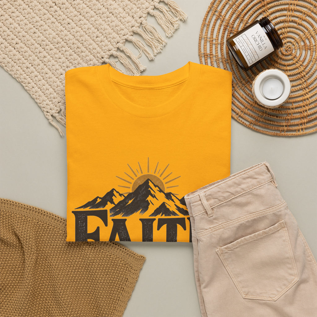 Faith Can Move Mountains Inspirational T-Shirt