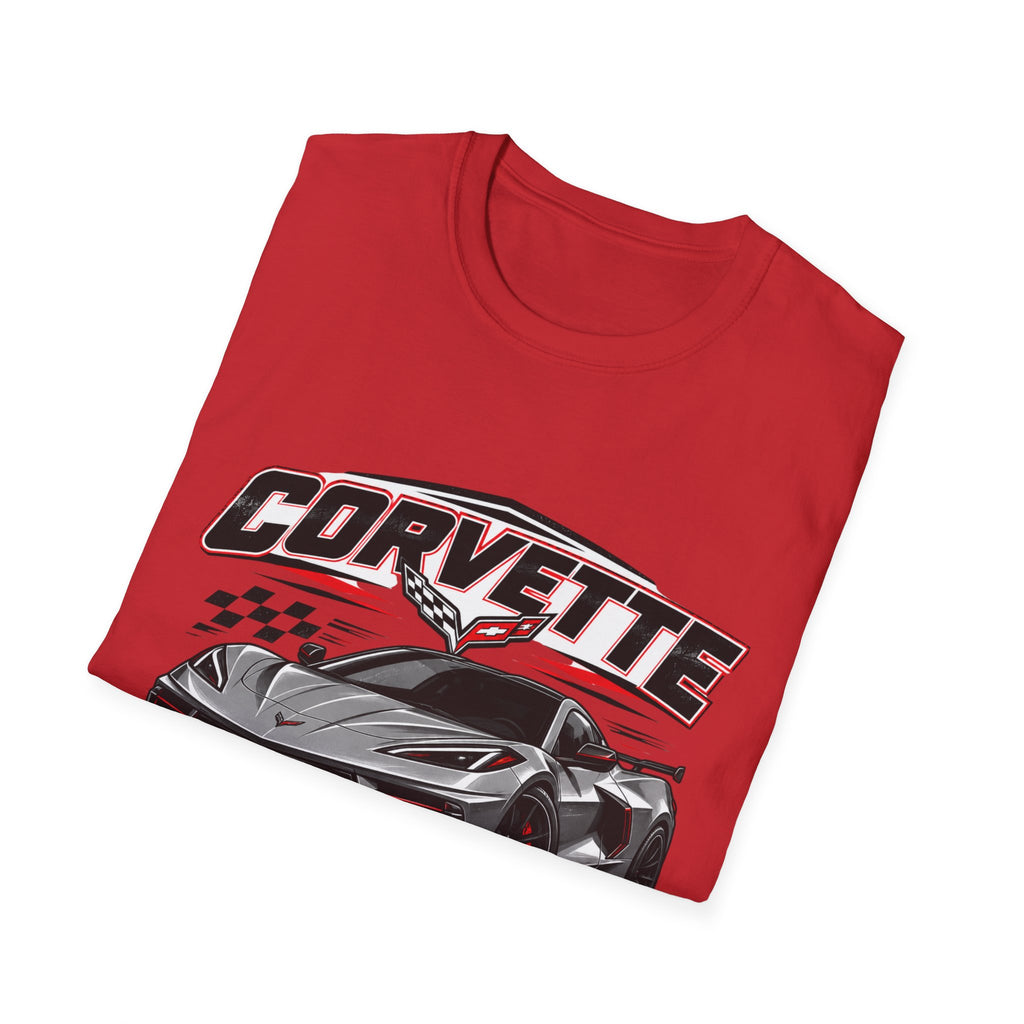 Corvette C8 Sports Car Graphic T-Shirt