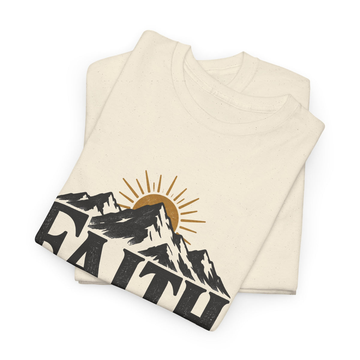 Faith Can Move Mountains Inspirational T-Shirt